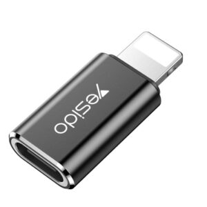 Yesido USB-C till Lightning OTG-adapter – svart