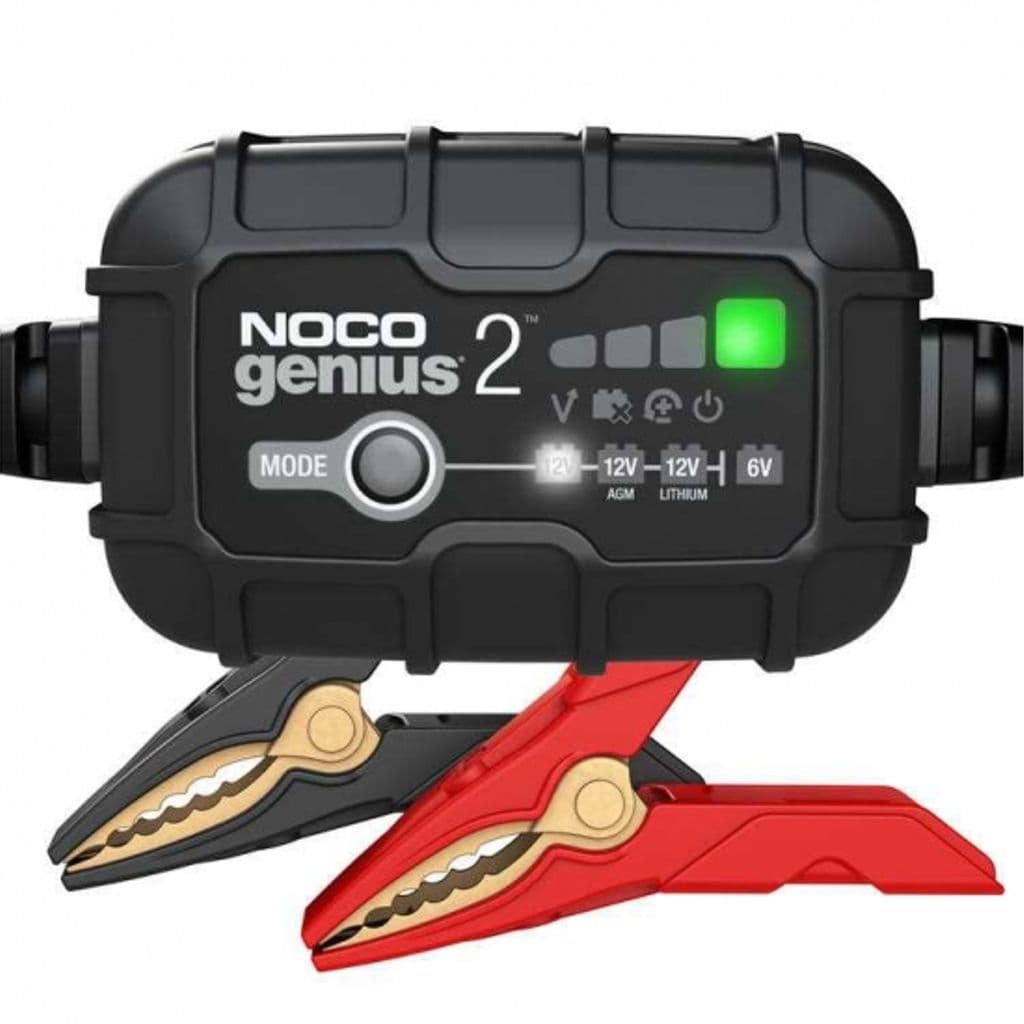 12V Noco laddare 2A 4-40Ah (AGM, EFB, SMF, Li-ion)