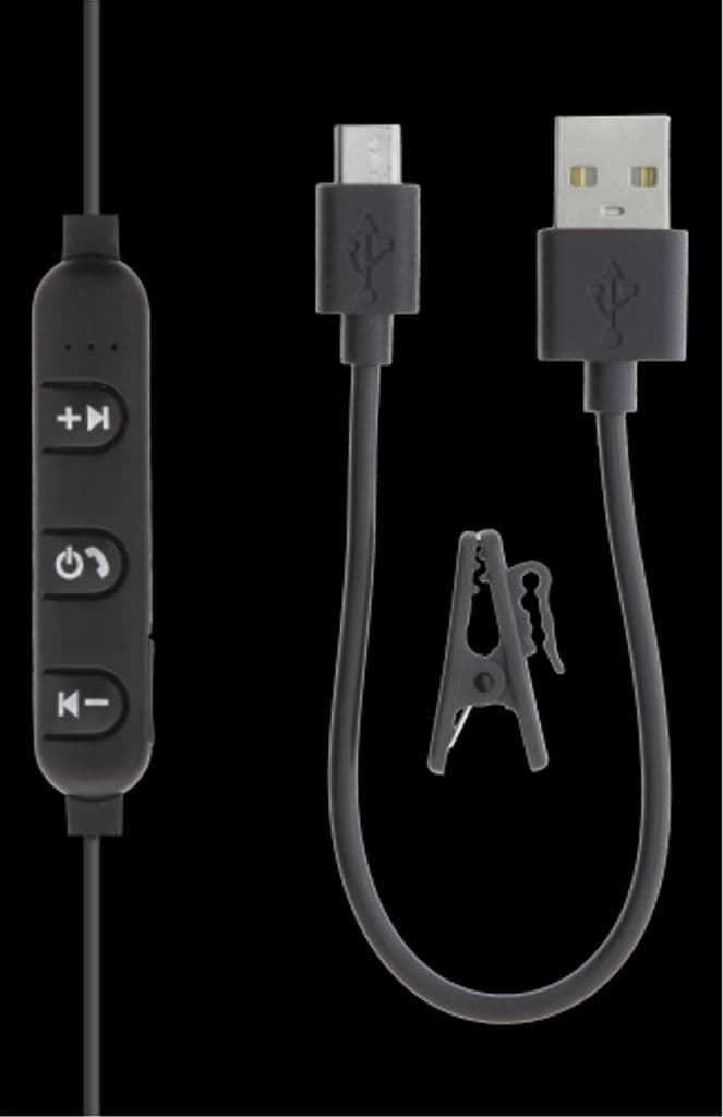 STREETZ In-Ear Bluetooth Hörlurar - Svart - Bild 3