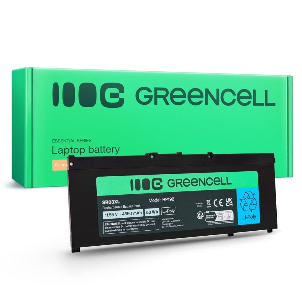 Green Cell Batteri till HP SR03XL HP Pavilion Gaming 15