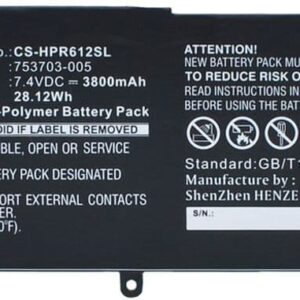 Batteri till HP Pro x2 612 G1 mfl