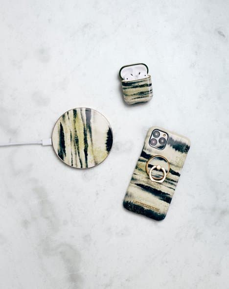 iDeal Fashion QI Charger 10W - Golden Tie Dye