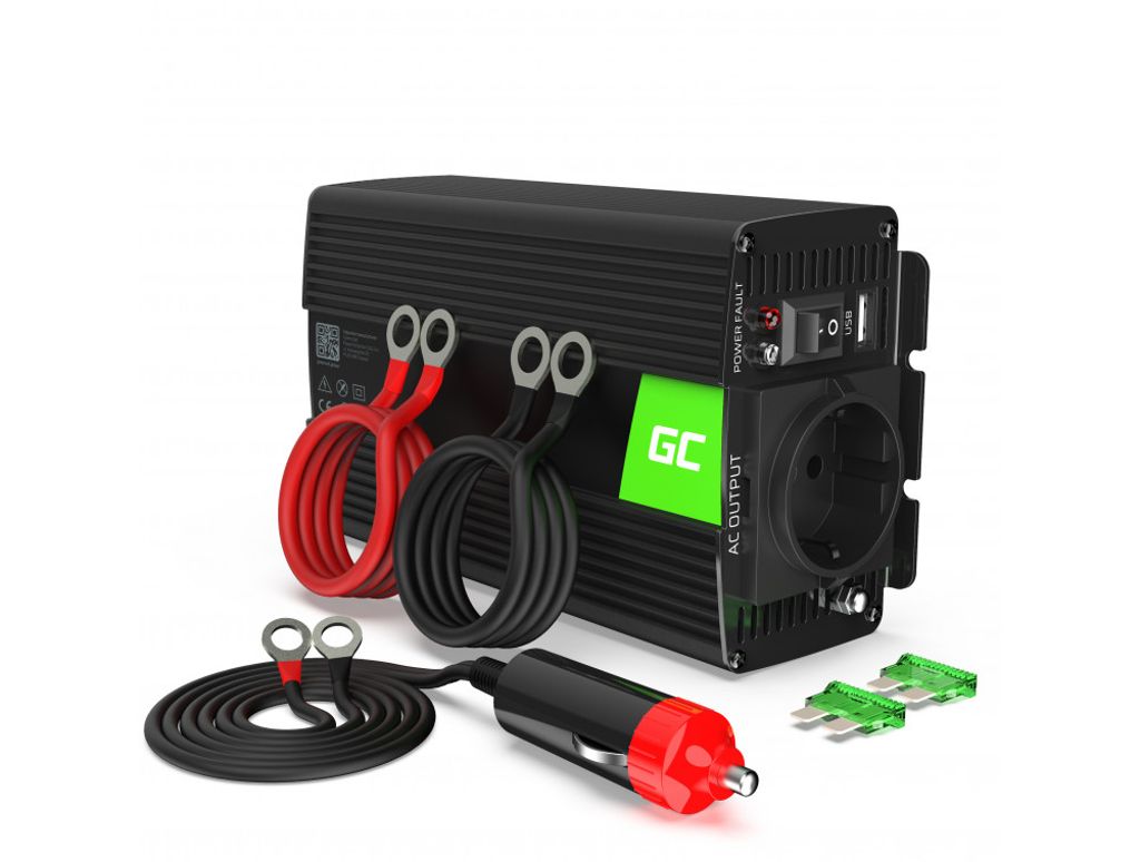 Green Cell Strömomvandlare 12V Till 230V 500W/1000W
