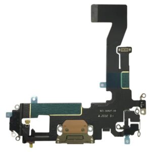 iPhone 12 / 12 Pro Laddkontakt med Flex - Brun