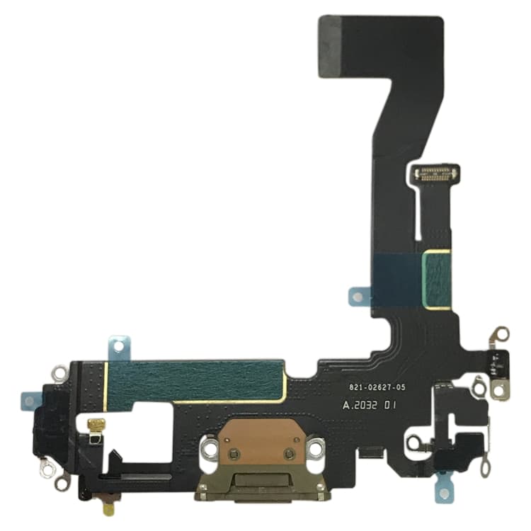 iPhone 12 / 12 Pro Laddkontakt med Flex - Brun
