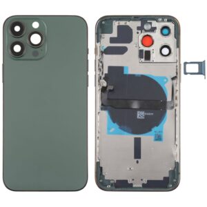 iPhone 13 Pro Max Baksida med smådelar utan logga - Grön