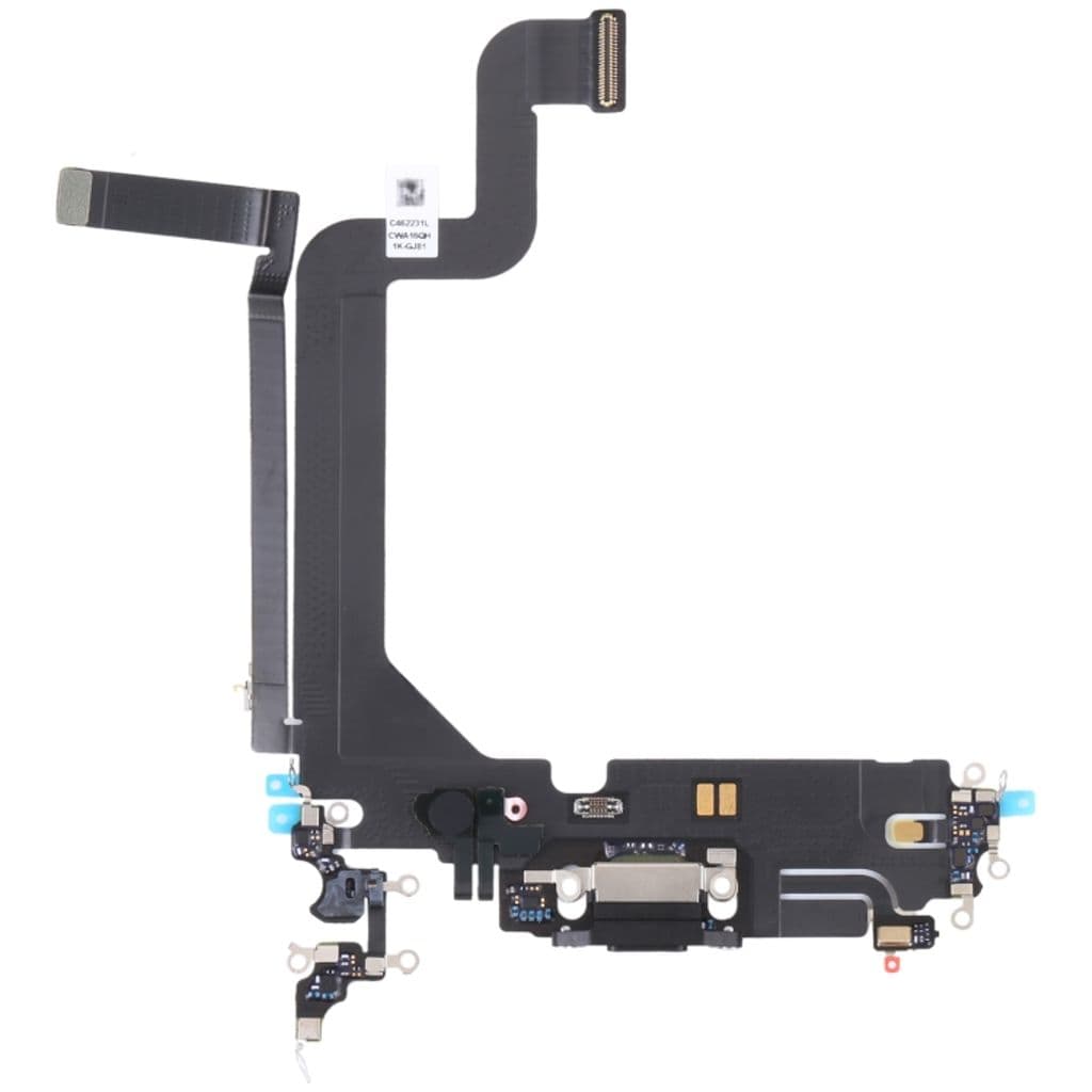 iPhone 14 Pro Max Laddningsport Flexkabel - Svart