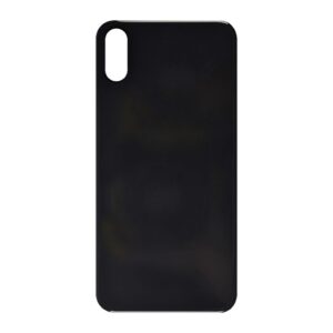 iPhone XS Bakglas härdat glas - Space Gray utan logga