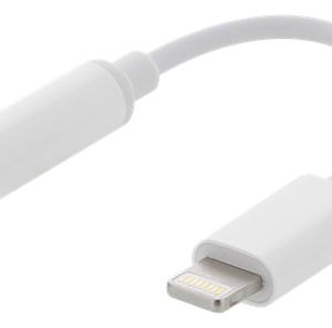 Epzi Adapter Lightning till AUX 3,5 mm - Silver