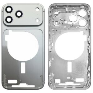 iPhone 17 Pro Mellanram med kameralinsskydd - Silver