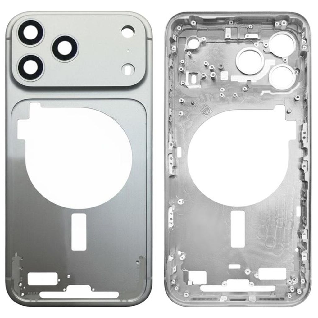 iPhone 17 Pro Mellanram med kameralinsskydd - Silver