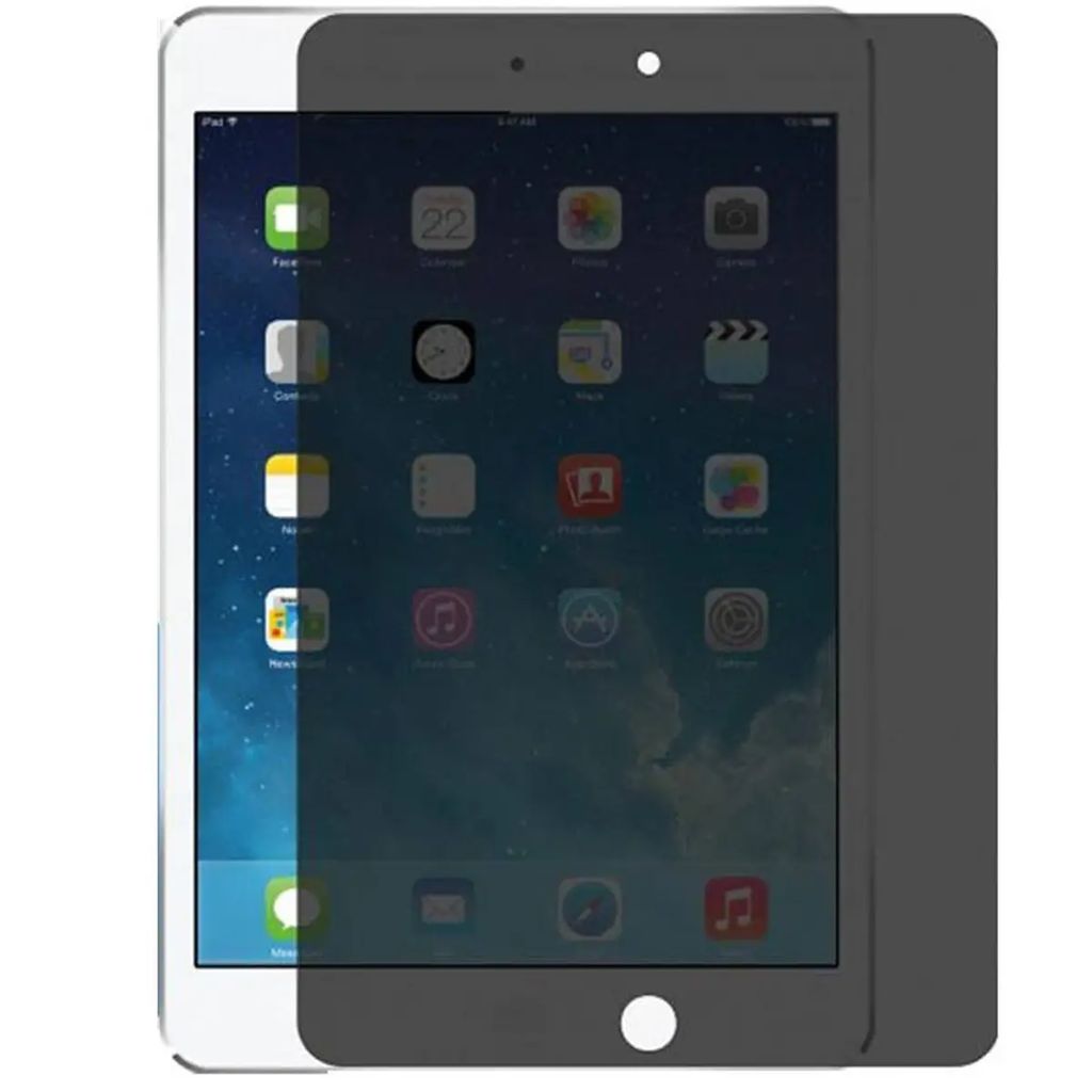 iPad 9.7" Privacy Skärmskydd i härdat glas Full Cover (Bulk)
