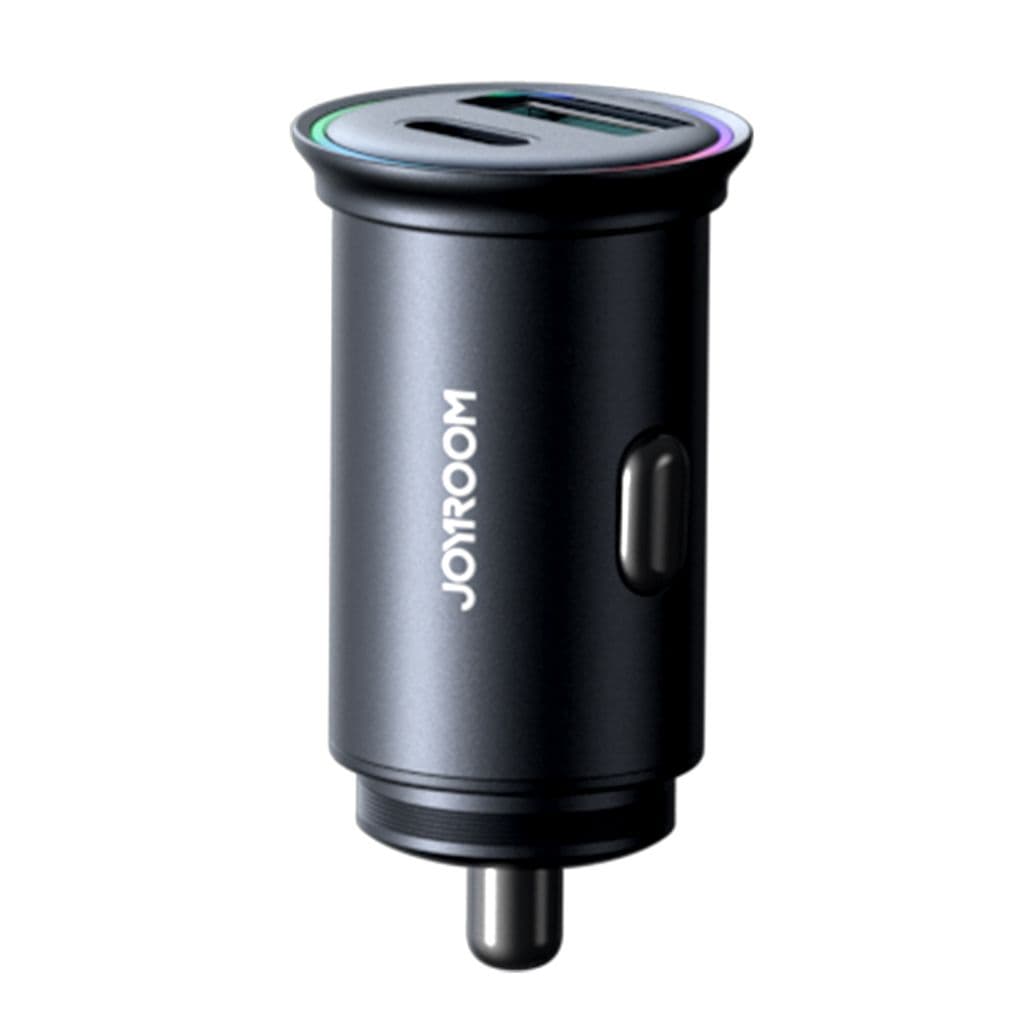 Joyroom Mini Metal Billaddare 60W, USB-C, USB-A - Bild 2