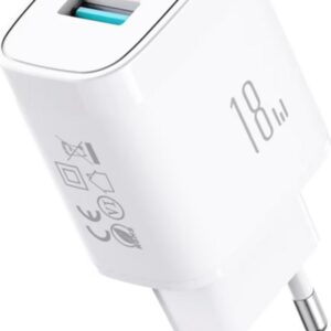 Joyroom JR-TF4 18W USB-A Väggladdare - Vit