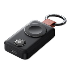 Joyroom Apple Watch Magnetic Trådlös Charger 2000mAh med Digital Display - Svart