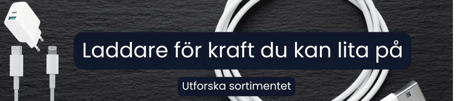Laddare och kablar