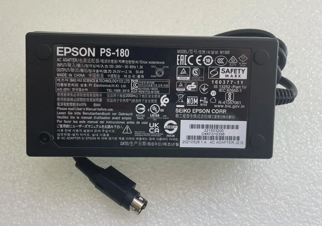 Original HP SPS-nätadapter (PS180) EPSON - Bild 2