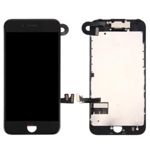 iPhone 7 Skärm med kamera och smådelar - Svart