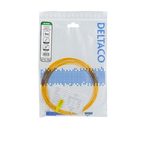 DELTACO Fiberkablage, LC - SC, 9/125, OS1/2, singlemode - 5m - Bild 2