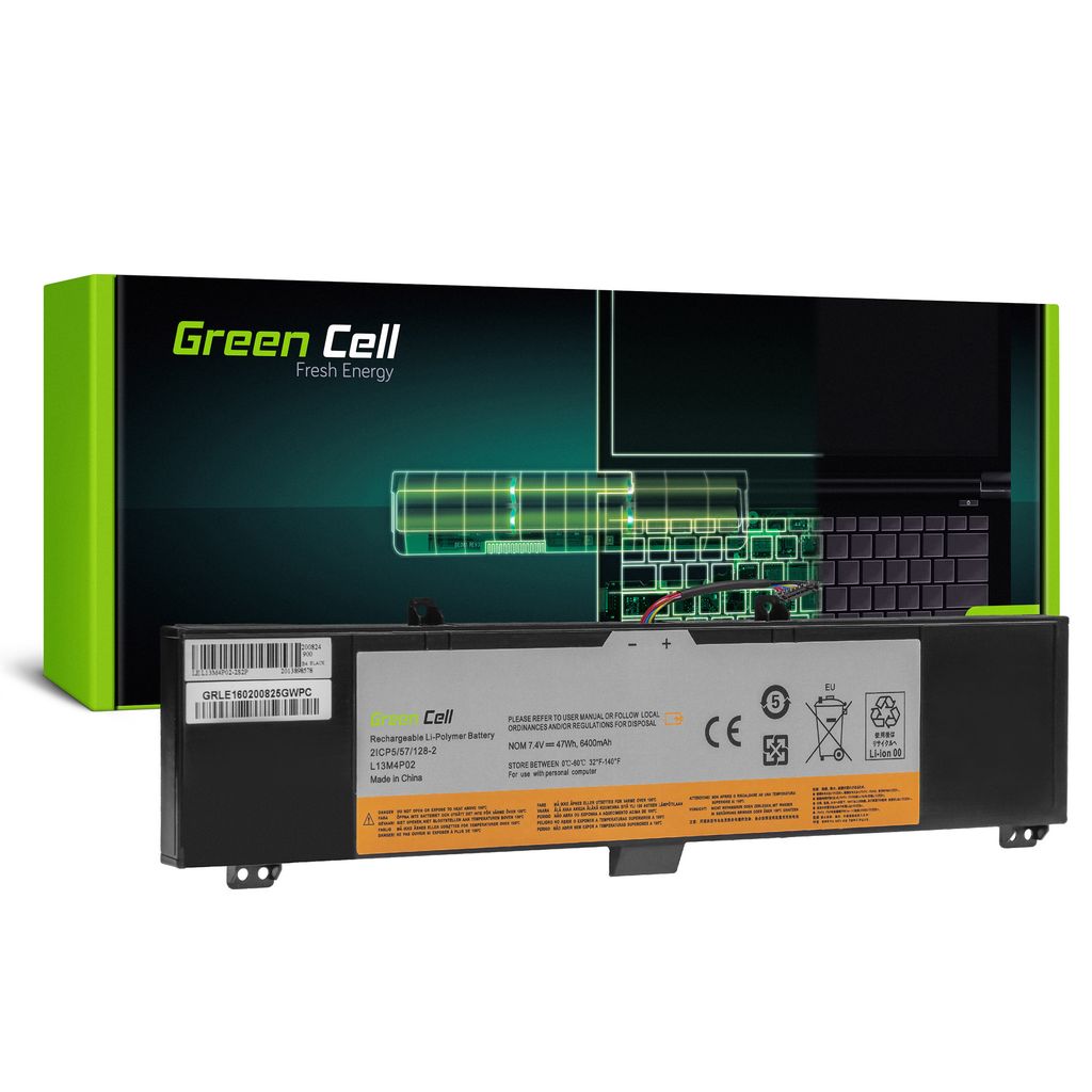 Green Cell Batteri L13M4P02 till Lenovo Y50/Y70