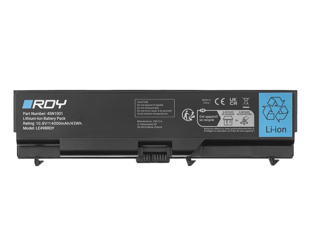 RDY Batteri 45N1001 till Lenovo ThinkPad L430 L530 T430 T430i T530 T530i W530 - Bild 3