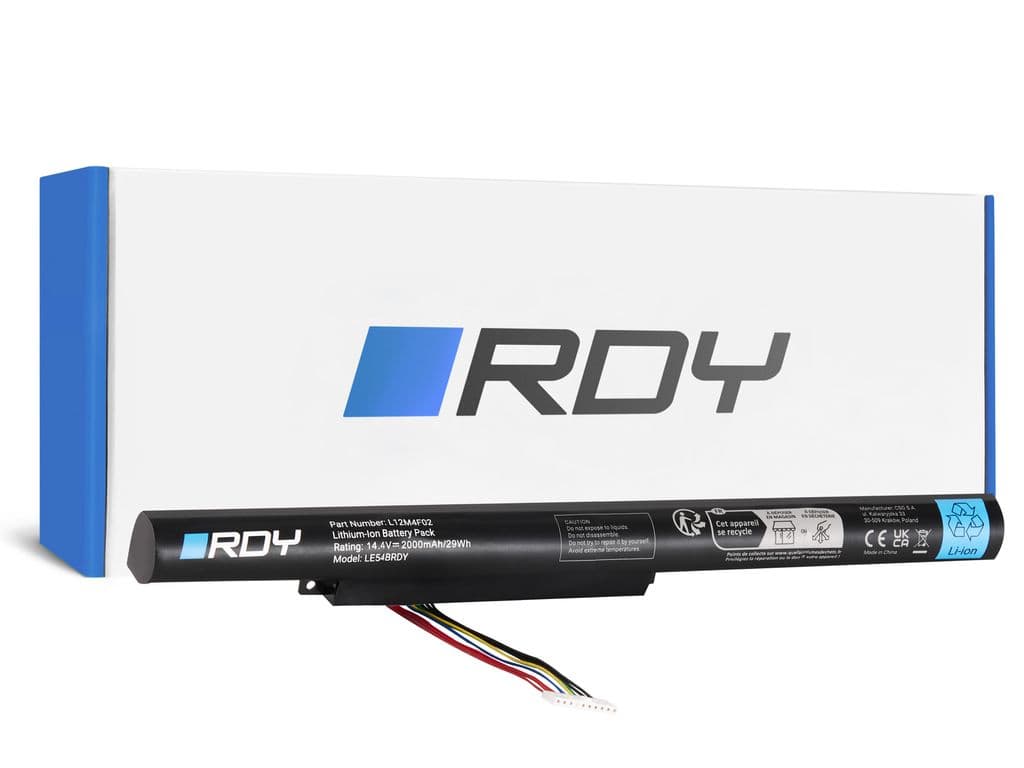 RDY Laptop Batteri L12M4F02 L12S4K01 till Lenovo IdeaPad P400 P500 Z400 etc.