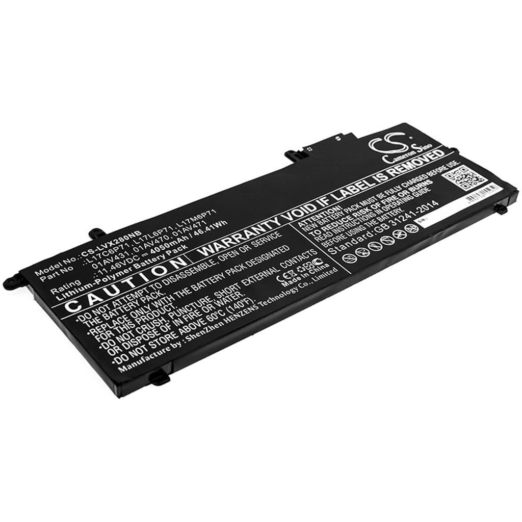 Batteri till Lenovo ThinkPad X280 mfl