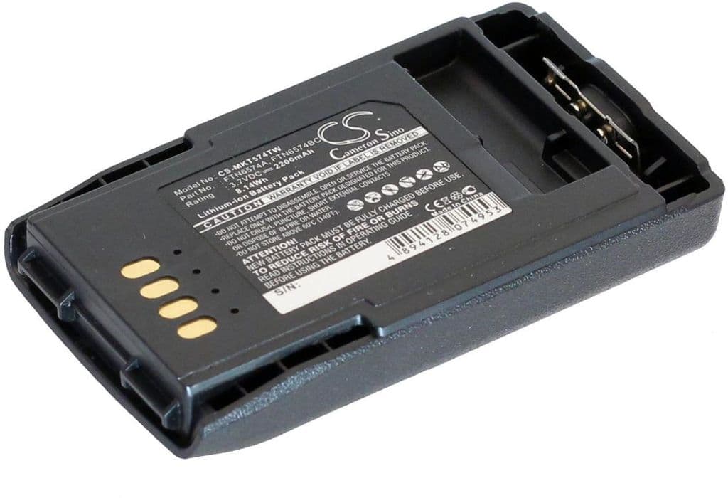Batteri till Motorola CEP400 / MTP800 / MTP850 LI-ION ersättningsbatteri