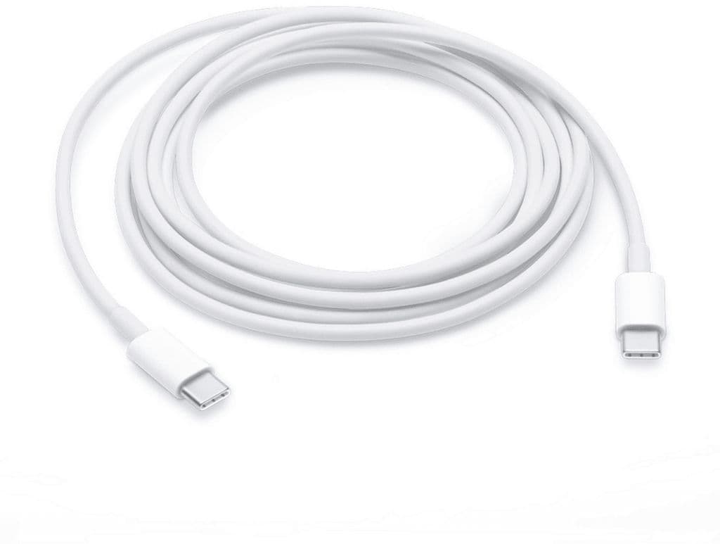 Apple USB-C till USB-C laddningskabel, 2m - Vit