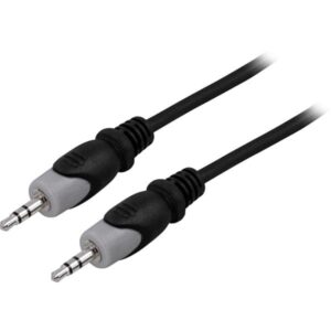 DELTACO ljudkabel, 3,5mm ha - ha, 10m