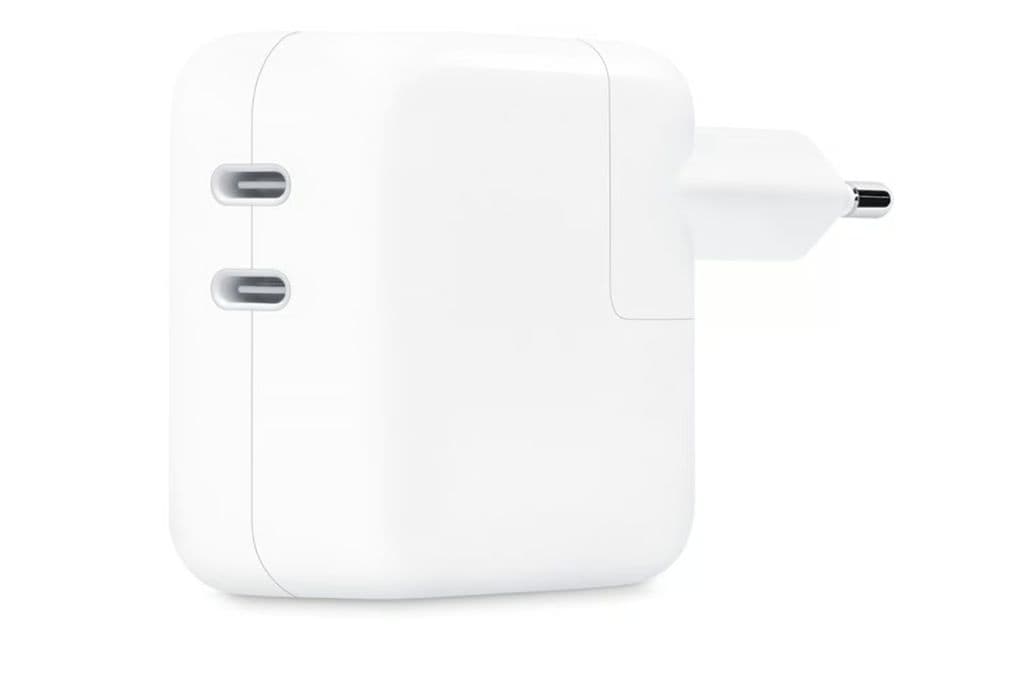 Apple 35W Dual USB-C strömadapter - Bild 2
