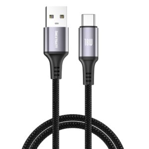 NEXTBATT USB-A till USB-C-kabel 18W, 2m - Svart