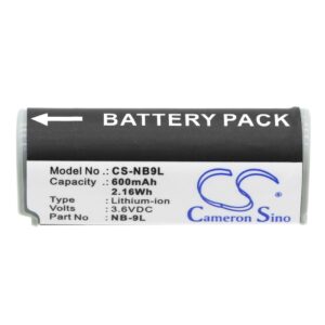Batteri till NB-9L ersättningsbatteri