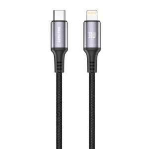 NEXTBATT USB-C till Lightning kabel 30W, 3A, 1m - Svart