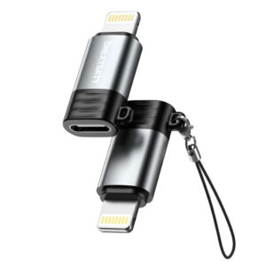 NEXTBATT USB-C hona till Lightning-adapter - Svart/Grå