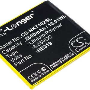 Batteri till HE319 ersättningsbatteri