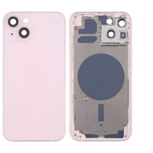 iPhone 13 Baksida med smådelar utan logga - Rosa
