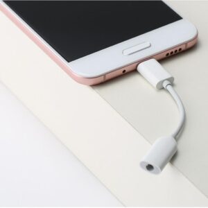 Xiaomi Adapter USB-C till Hörlursuttag (3.5 mm) - Vit