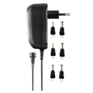 Deltaco Nätadapter Universal 3-12V, 7.2W - Svart