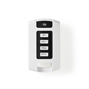 Nedis RF Fjärrkontroll 2-kanaler - Vit