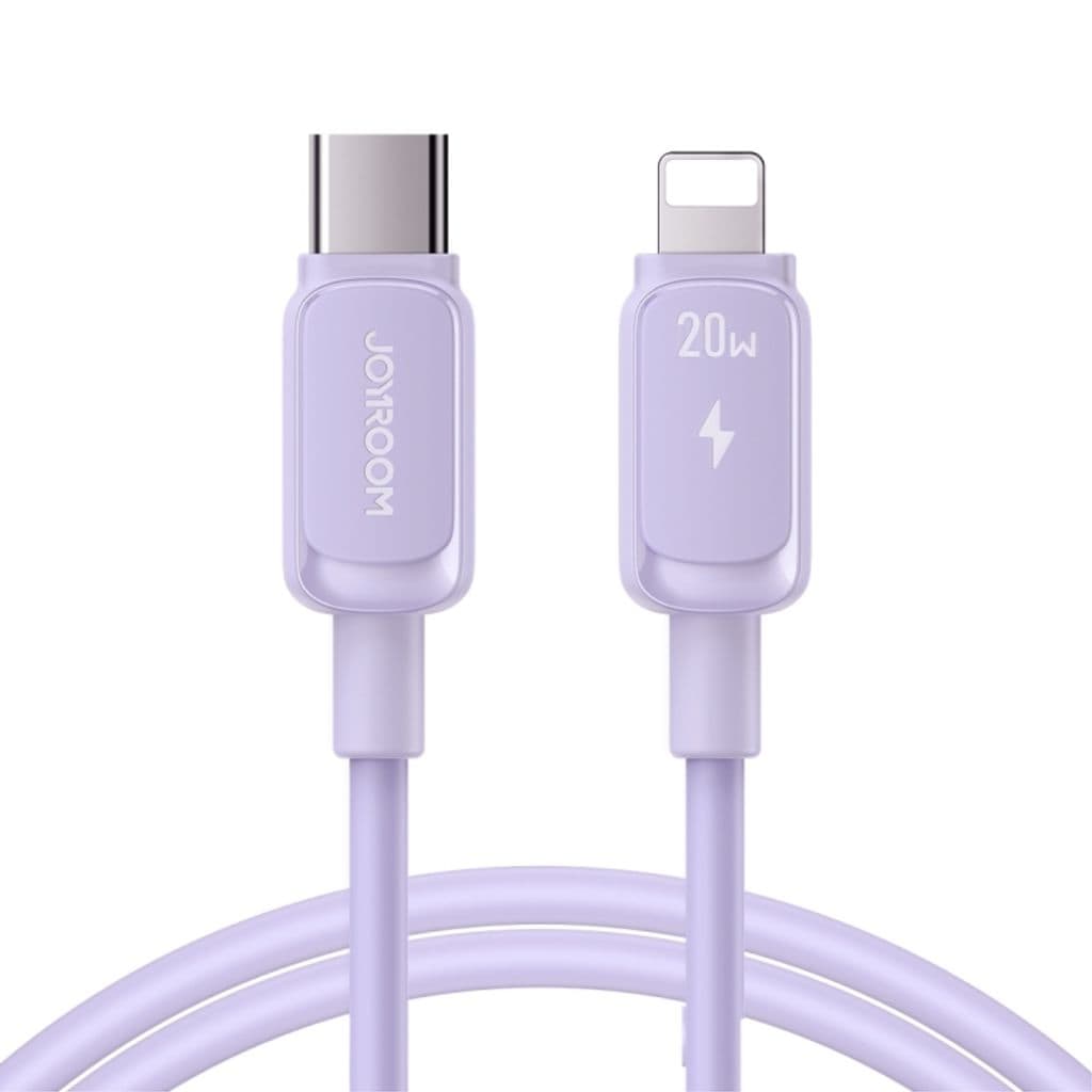 Joyroom USB-C till Lightning Snabbladdningskabel, 20W, 1.2m - Lila