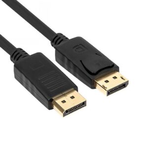 SiGN DisplayPort Kabel 1080p Full HD 1,8m - Svart