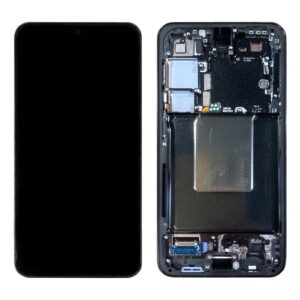Samsung Galaxy S24 Original Display Monterad Ram - Svart