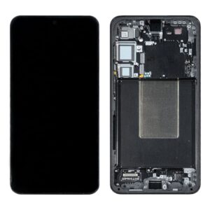 Samsung S24 Plus Original Display Monterad Ram - Svart