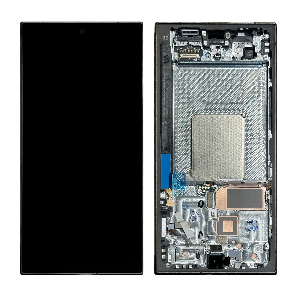 Samsung Galaxy S24 Ultra Original Display Monterad Ram - Svart