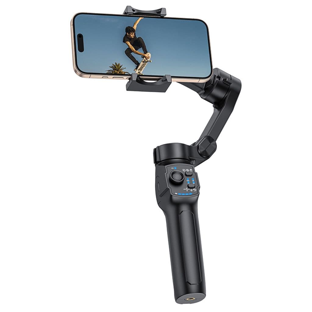 Yesido Auto Face Tracking Gimbal Stabilisator Selfie Stick - Svart