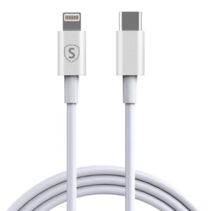 SiGN USB-C till Lightning Kabel 2.4A, 1m - Vit