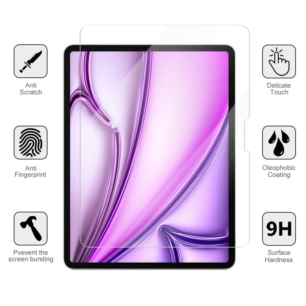 SiGN iPad Air 13" 2024/2025 Skärmskydd i härdat glas