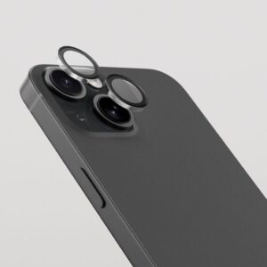 SiGN Linsskydd härdat glas till iPhone 14/15 - Svart/Transparent