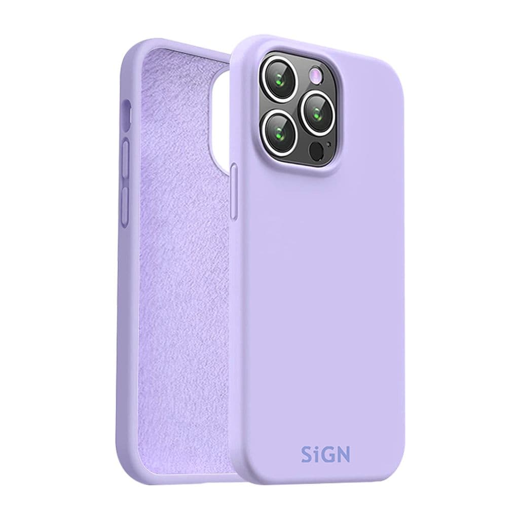 SiGN Liquid Silicone skal till iPhone 15 Pro Max - Lila